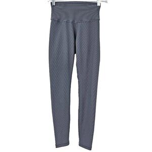 WILO Base Ribbed 7/8 Legging Gray Women’s Size S High Rise Activewear Athleisure